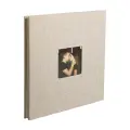 Фотоальбом бежевый 40 белых страниц Albonny AMP-2728-40-Beige