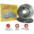 Диски тормозные передние АТС-STANDART для Лада 110-112 16 кл / Калина 16 кл / Калина 2 / Гранта (кроме комплектации Стандарт) / Приора / Датсун Он-До , Ми-До
