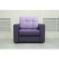 Кресло-кровать Атланта 65 Фиолетовая, 92х91х88 см, с ящиком для белья