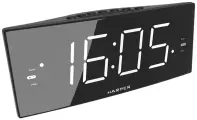 Радиобудильник Harper HCLK-2050, питание от сети, черный