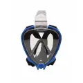 Маска с трубкой полнолицевая для плавания MARLIN FULL FACE Blue/Black L-XL