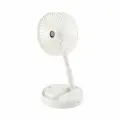 Вентилятор настольный Energy EN-0612, USB, аккумуляторный, 4,5 Вт, 3 скорости, белый