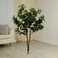 Дерево искусственное Эвкалипт комнатный, h=120 см, цвет: зелёный
