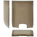 Лоток для бумаг горизонтальный Brauberg Office style, 320х245х65мм, тонированный серый, 4шт. (237289)