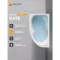 Ванна акриловая 170х90 см KATE Асимметричная левый угол, 100% сантехнический акрил, MODULEASY 01кей1790л