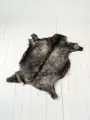 Натуральная шкура ангорской козы Shkura-Dekor, в сером цвете