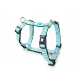 Шлейка Н-образная для собак, S, Ретро голубой, MAX&MOLLY