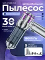 Пылесос для автомобиля SUITU ST-6691 PLUS (silver) мощный, беспроводной, с насадками