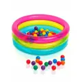 Бассейн надувной Intex, 86 х 25 см, с шариками 50 штук, 1-3 лет, 48674