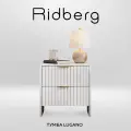 Комплект тумба Ridberg LUGANO 2Я (White/Gold) 2шт