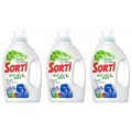 Жидкое средство для стирки Sorti, гель, Color, Цветущий лён, 1200 г, 3 шт