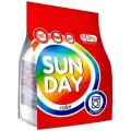 SUNDAY Для цветного (автомат), 3 кг, природа и свежесть, цитрусы, для мембранных тканей, для хлопковых тканей