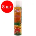 Комплект 8 штук, Освежитель воздуха First Fresh Грейпфрут и апельсин, 300мл