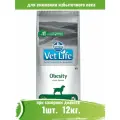 Farmina 1шт-12кг Vet Life Dog при ожирении сухой для собак
