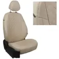 Чехлы для Лада (Ваз) Ларгус 2 места рестайлинг (2021-2024) / пилот авточехлы на сиденья LADA Largus I, бежевый