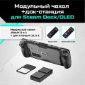 Модульный чехол JSAUX 5 в 1 для Valve Steam Deck / Steam Deck OLED + док-станция (11 в 1)