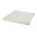 Подушка на стул Ikea Justina/ Икеа Юстина, 35/42 x 40 х 4 см, натуральный