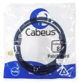 Патч-корд Cabeus S/FTP PC-SSTP-RJ45-Cat.8-2m-LSZH категория 8 (40G, 2000 MHz), 2xRJ45/8p8c, экранированный, синий, LSZH, 2 м