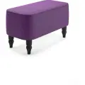 Банкетка пуф MONOFIX БУНО в прихожую, спальню, экокожа фиолетовый