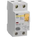 Выключатель дифференциальный (УЗО) KARAT ВД3-63 2P 25А 10мА 6кА тип A, IEK MDV21-2-025-010 (1 шт.)