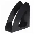 4 шт, Лоток вертикальный для бумаг BRAUBERG Delta, 240х90х240 мм, черный, 237239