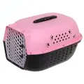 Переноска для животных «Любимый БРО», пластик, розовый, 48×32×28 см, до 10 кг, вентиляция с лапками