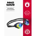 Очки для плавания MAD WAVE Turbo Racer II Rainbow, фиолетовый