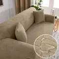 Водонепроницаемый чехол для дивана из полиэстера, 1/2/3/4-местный, 2 SEAT (145-185CM), Бежевый