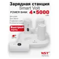 Зарядная станция WST Smart Volt 4x5000 mAh с коннектором Lightning комплект из 4 PowerBank