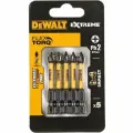 Биты ударные IMPACT Torsion (5 шт; Ph2; 57мм) DEWALT DT7998T