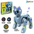Робот «Робокот» Эврики, электронный конструктор, интерактивный: звук, свет, на батарейках
