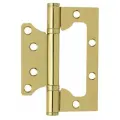 Накладная петля НОРА-М 800-4 ECO, универсальная, 100x75x2.5 мм, золото, 1 шт.