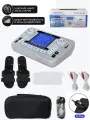 Миостимулятор EMS-750, для тренировки мышц, с ЖК-дисплеем, в комплекте 8 электродов