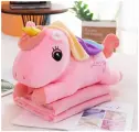 Единорог с пледом, Единорог розовый 3в1