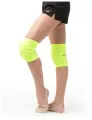 Наколенники для гимнастики и танцев Solo желтые неон, размер XXS