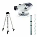 Комплект Нивелир ADA Basis + Рейка ADA STAFF 3 + Штатив на винтах ADA Light S
