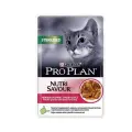 Корм для стерилизованных кошек и кастрированных котов Pro Plan Nutri savour, с уткой 14 шт. x 85 г