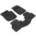 Коврики в салон для Skoda Yeti (2009-2018) с перемычкой резина 5 шт