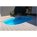 Бассейн каркасный LARIMAR: морозоустойчивый, овальный. 488 х 305 х 125 см. Цвет шоколад + Чашковый пакет толщиной 0,4 мм.