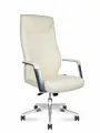 Norden Кресло для руководителя Harvard ivory алюминиевая база / бежавая экокожа