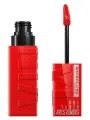 Maybelline New York Помада для губ Super Stay Vinyl Ink, 25 Red-Hot, жидкая стойкая сияющая, 4.2 мл