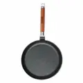 Блинница чугун, 24 см, Гардарика, 0824, съемная ручка, деревянная ручка, индукция