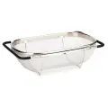 Корзина-сито в раковину Steel Touch, 34х24 см, раздвижная ручка, металл