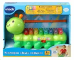 Ксилофон Vtech Гусеница с тремя интерактивными режимами, 2+ года