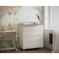 Комод пеленальный Incanto Nova 800/4 цвет белый/дуб