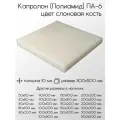 Капролон белый ПА-6 лист толщина 10 мм 10x300x500 мм