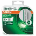 Ксеноновая Автолампа Osram D3S 35W 4300К тёплого белого света Ultra Life (Duobox) 2шт, 66340ULt-HCB