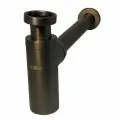 Сифон VIEIR без выпуска, цилиндр, графит