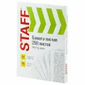 Бумага писчая Staff (А4, 65г, 92%) пачка 250л. (114214), 10 уп.