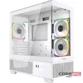 Компьютерный корпус Powercase Vision Micro M3W TG ARGB White (CVMMW-A3)